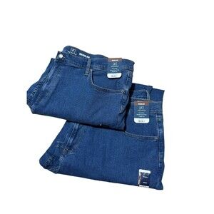 Two Pair NWT 44x32 George Jeans Medium Wash Jeans